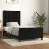 Image de vidaXL Cadre de lit sans matelas noir 80x200 cm velours