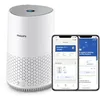 Image de Philips Purificateur d'Air Séries 600, Économe en Énergie avec Capteur Intelligent, Filtre HEPA éliminant 99,97% des polluants, Couvre jusqu'à 44 m2, Contrôle par Application, Blanc (AC0651/10)