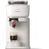 Image de Machine à expresso Baristina - Blanche / Porte-filtre Rouge Framboise