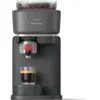 Image de Machine à expresso Baristina - Noire / Porte-filtre Rouge Framboise