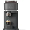 Image de Machine à expresso Baristina - Noire / Porte-filtre Bois de Noyer