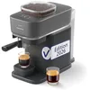 Image de Philips Baristina Machine à espresso, Mouture, tassage et infusion automatiques, 16 bars, Espresso, Lungo, Format compact, Noir avec porte-filtre noir, Machine à café avec broyeur BAR305/60