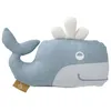 Image de Hochet bébé Tissu Coton Bio Baleine 12cm Fresk® - Doudou Bio FR-FM110