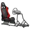 Image de Ranqer Racing Simulator Cockpit - Racing chair with steel frame - Racing Cockpit/Racing Simulator Rhair - Adjustable Backrest for Beginners and Professionals - Metal frame - Simracing cockpit