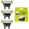Image de Philips OneBlade Original 360 lames, pour tous les modèles OneBlade et Pro, 3 pièces (modèle QP430/60)