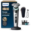 Image de Philips Rasoir i9000 Prestige, rasoir électrique sec et humide, avec technologie Skin IQ, système Triple Lift & Cut, lames rotatives 360 Dual SteelPrecision, modèle XP9205/30