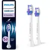 Image de Brossette dentaire PHILIPS Sonicare lot de 2 - HX6052/87 white Sensitive S2