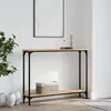 Image de vidaXL Table console chêne sonoma 100x22,5x75 cm bois d'ingénierie
