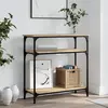 Image de vidaXL Table console chêne sonoma 75x29x75 cm bois d'ingénierie