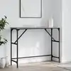 Image de vidaXL Table console sonoma gris 100x32x75 cm bois d'ingénierie