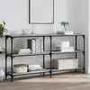 Image de vidaXL Table console sonoma gris 150x29x75 cm bois d'ingénierie