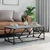 Image de vidaXL Table basse Sonoma gris 100x50x40 cm Bois d'ingénierie