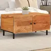 Image de vidaXL Table basse 80x50x40 cm bois massif d'acacia