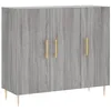 Image de vidaXL Buffet sonoma gris 90x34x80 cm bois d'ingénierie