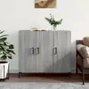 Image de vidaXL Buffet sonoma gris 90x34x80 cm bois d'ingénierie