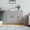 Image de vidaXL Buffet sonoma gris 90x34x80 cm bois d'ingénierie