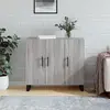 Image de vidaXL Buffet sonoma gris 90x34x80 cm bois d'ingénierie