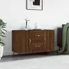 Image de vidaXL Buffet chêne marron 100x36x60 cm bois d'ingénierie