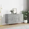 Image de vidaXL Buffet gris béton 100x36x60 cm bois d'ingénierie