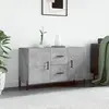 Image de vidaXL Buffet gris béton 100x36x60 cm bois d'ingénierie