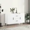 Image de vidaXL Buffet blanc 100x36x60 cm bois d'ingénierie