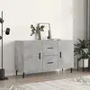 Image de vidaXL Buffet gris béton 100x36x60 cm bois d'ingénierie