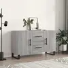 Image de vidaXL Buffet sonoma gris 100x36x60 cm bois d'ingénierie