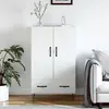 Image de vidaXL Buffet haut blanc 69,5x31x115 cm bois d'ingénierie