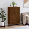 Image de vidaXL Buffet haut chêne marron 69,5x31x115 cm bois d'ingénierie