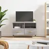 Image de vidaXL Meuble TV Sonoma gris 80x36x50 cm Bois d'ingénierie