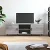 Image de vidaXL Meuble TV sonoma gris 150x30x50 cm bois d'ingénierie
