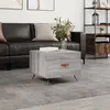 Image de vidaXL Table basse Sonoma gris 50x50x40 cm Bois d'ingénierie