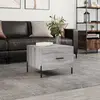 Image de vidaXL Table basse Sonoma gris 50x50x40 cm Bois d'ingénierie