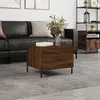 Image de vidaXL Table basse Chêne marron 50x50x40 cm Bois d'ingénierie