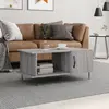 Image de vidaXL Table basse sonoma gris 90x50x40 cm bois d'ingénierie