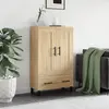 Image de vidaXL Buffet haut chêne sonoma 69,5x31x115 cm bois d'ingénierie