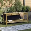 Image de vidaXL Banc de jardin 108x35x45 cm bois de pin imprégné