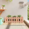 Image de vidaXL Lit surélevé de jardin design de clôture bois douglas massif