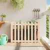 Image de vidaXL Lit surélevé de jardin design de clôture 100x50x70cm pin massif