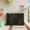 Image de vidaXL Lit surélevé de jardin design de clôture 100x50x70cm pin massif