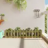 Image de vidaXL Lit surélevé de jardin design de clôture bois de pin imprégné