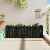 Image de vidaXL Lit surélevé de jardin design de clôture 150x50x50cm pin massif