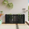 Image de vidaXL Lit surélevé de jardin design de clôture 150x50x70cm pin massif
