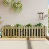 Image de vidaXL Lit surélevé de jardin design de clôture bois de pin imprégné