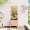Image de vidaXL Jardinière avec support 39x39,5x114 cm bois massif douglas