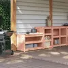 Image de vidaXL Armoires de cuisine d'extérieur MEPPEL 2 pcs bois massif douglas