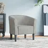 Image de vidaXL Chaise cabriolet gris clair velours