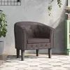 Image de vidaXL Chaise cabriolet marron similicuir
