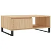 Image de vidaXL Salontafel 90x60x35 cm bewerkt hout sonoma eikenkleurig