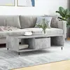 Image de vidaXL Table basse gris béton 104x60x35 cm bois d'ingénierie